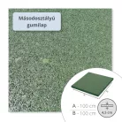 MÁSODOSZTÁLYÚ ReFlex Playzone45 esésvédő gumilap - 4,5x100x100 cm zöld 