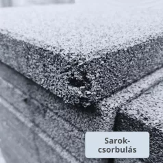   MÁSODOSZTÁLYÚ - Gumilap ReFlex Fitness - 2x100x100 cm szürke