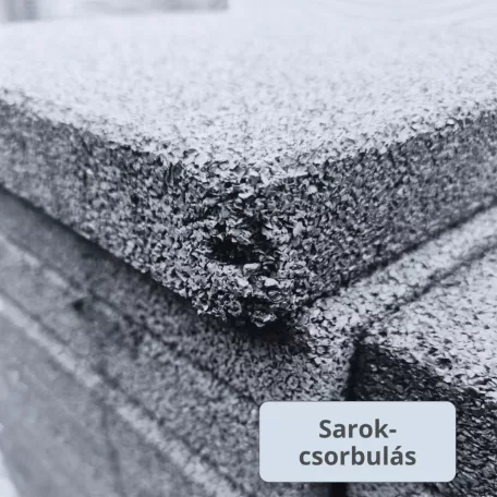 MÁSODOSZTÁLYÚ - Gumilap ReFlex Fitness - 2x100x100 cm szürke