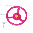 Kormánykerék - piros