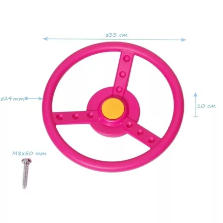 Kormánykerék - piros