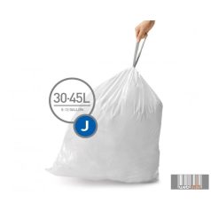   SimpleHuman CW0169 J-típusú egyedi méretezésű szemetes zsák újratöltő csomag (1 x 20 zsák / csomag)
