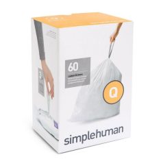   SimpleHuman CW0264 Q-típusú egyedi méretezésű szemetes zsák újratöltő csomag (60 db)