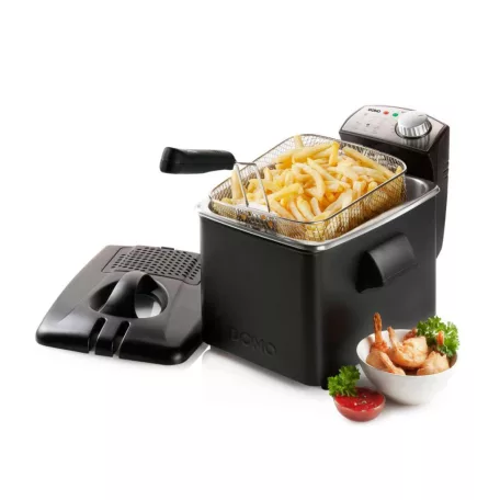 Domo DO1014FR fritőz olajsütő 4.5 literes, 3 fűtőkörrel