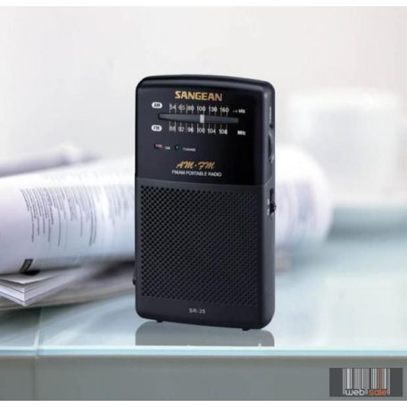 Sangean SR-35 Hordozható analóg AM/FM zsebrádió