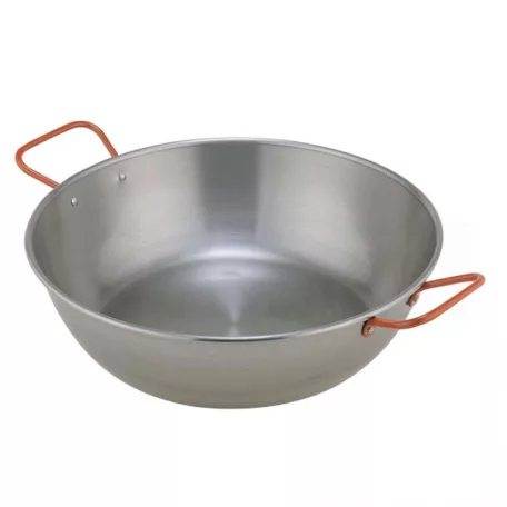 10053 Paella füles serpenyő polírozott 65 cm