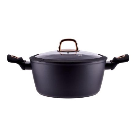 Perfect Home Golden Line tapadásmentes alumínium lábas üvegfedővel 24cm, 4L, indukciós 10434 