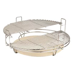   Perfect Home Kamado M grillrács rendszer + deflektor / indirekt sütőkő 10478