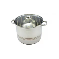 Perfect Home 11856 Rozsdamentes fazék szett üvegfedővel