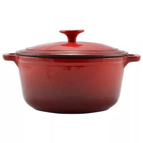 Perfect Home 12007 Zománcozott öntöttvas lábas 22 cm piros