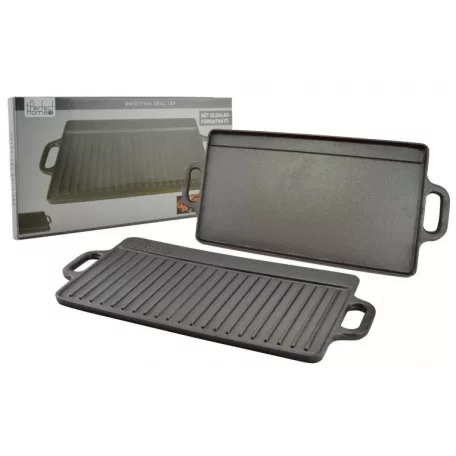 Perfect Home 12014 Öntöttvas grill lap 2oldalas