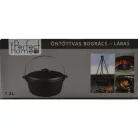 Perfect Home 12015 Öntöttvas bogrács-lábas fedővel 30x14cm 7,2 l