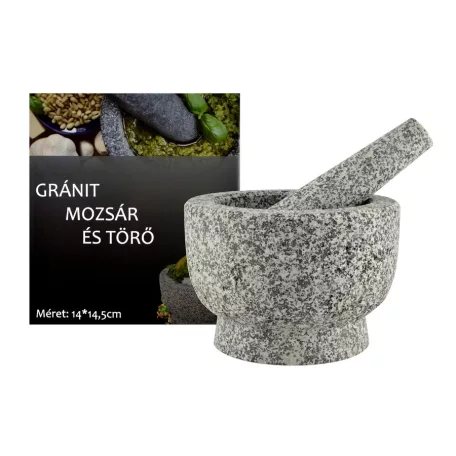 Perfect Home Mozsár + törő gránit 15 cm 12453