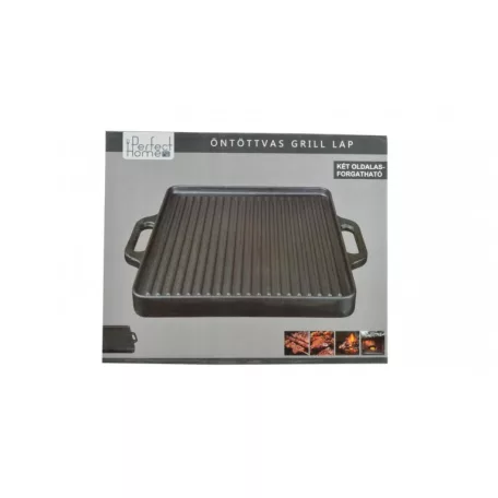 Perfect Home 12970 Öntöttvas grill lap 2 oldalas