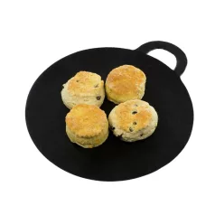 Perfect Home Öntöttvas grill lap kerek, füles 13093 