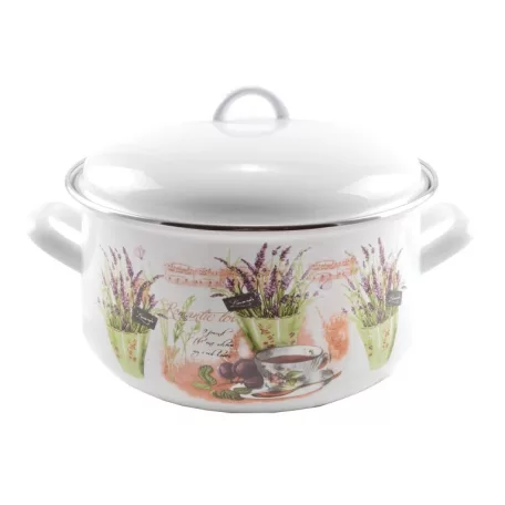 Perfect Home 13470 Zománc lábas 24 cm+fedő