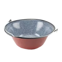   Perfect Home Zománcozott gulyás bogrács 14 liter piros /cirmos 13500
