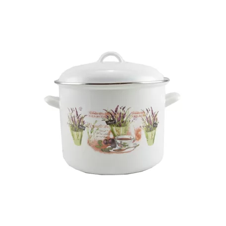 Perfect Home Levendula Zománcozott fazék 16 cm+fedő 14224