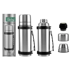   Perfect Home Turista Termosz rozsdamentes 1100 ml két pohárral 14459