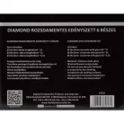 Perfect Home 14722 Diamond 6 részes rozsdamentes edénykészlet üvegfedővel