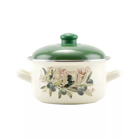 Perfect Home Oliva Zománcozott lábas 16 cm+fedő 14826