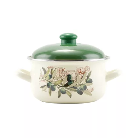 Perfect Home Oliva Zománcozott lábas 18 cm+fedő 14827