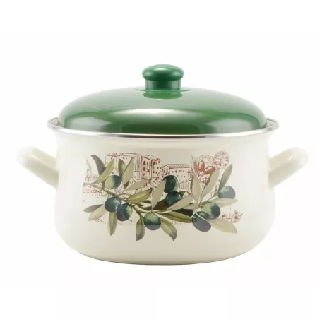 Perfect Home Oliva Zománcozott lábas 22 cm+fedő 14829