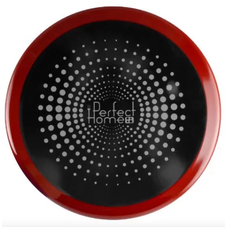 Perfect Home Piros Zománcozott Fazék fedővel 18 cm 15403