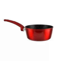   Perfect Home Metal Red Line tapadásmentes alumínium nyeles lábas fedő nélkül 18 cm indukciós 15713