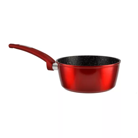 Perfect Home Metal Red Line tapadásmentes alumínium nyeles lábas fedő nélkül 18 cm indukciós 15713