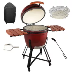   Perfect Home Kamado SE Premium Line Grillező 23,5"/60 cm bordó - készlet 16700