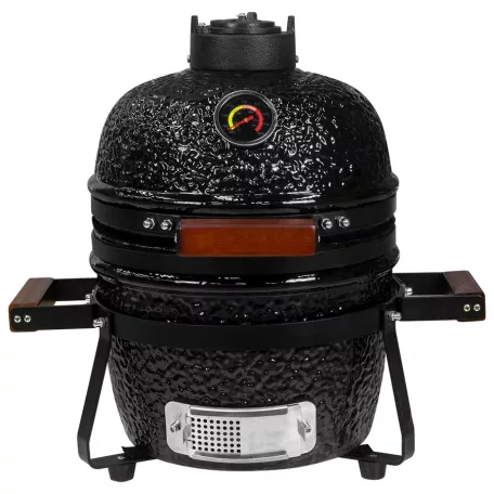 Kamado SE Premium Line Grillező 13"/32cm fényes fekete - készlet 16703