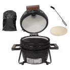 Kamado SE Premium Line Grillező 13"/32cm fényes fekete - készlet 16703