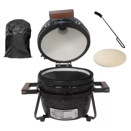 Kamado SE Premium Line Grillező 13"/32cm fényes fekete - készlet 16703