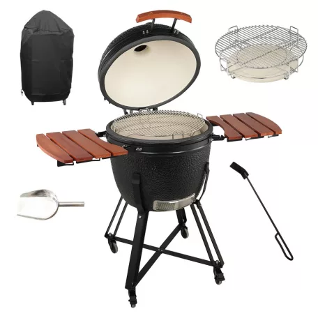 Perfect Home Kamado SE Premium Line Grillező 26"/66 cm matt fekete - készlet 17883