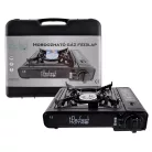 Perfect Home Hordozható gáz főzőlap rozsdamentes fekete 2,5 kW 17886