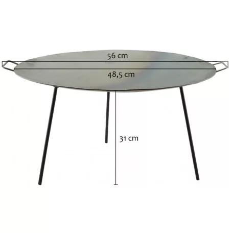 Perfect Home 40251 Vas grill tárcsa - boronatárcsa 48.5cm