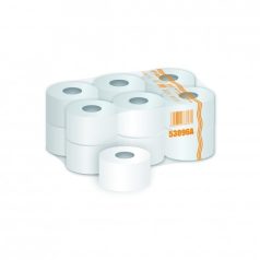 Toalettpapír hófehér, 2 rétegű, 19 cm