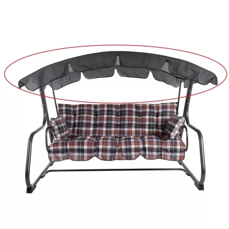 DAJAR tartalék tetőponyva a RAVENNA hintaágyhoz - szürke 001/41