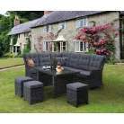 ROJAPLAST HOUSTON exkluzív polyrattan kerti bútor garnitúra 1062