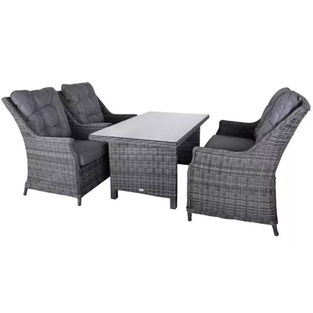 ROJAPLAST NEW YORK DINING MŰRATTAN KERTI BÚTOR GARNITÚRA