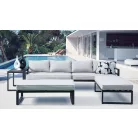 ROJAPLAST PORTLAND exkluzív többfunkciós alumínium bútor garnitúra - szürke/bézs  1105