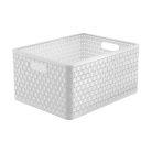 ROTHO COUNTRY MŰANYAG TÁROLÓ DOBOZ, 28L, FEHÉR