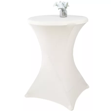 ROJAPLAST HUZAT VENDÉGLÁTÓ ASZTALOKHOZ - FEHÉR, Ø 80 x 74 cm