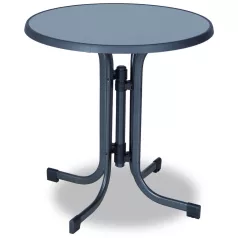   DAJAR PIZARRA összecsukható fém kerti körasztal - ø 70 cm 127/6