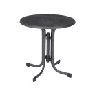 DAJAR PIZARRA összecsukható fém kerti körasztal - ø 70 cm 127/6