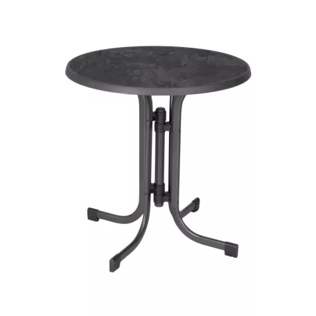 DAJAR PIZARRA összecsukható fém kerti körasztal - ø 70 cm 127/6
