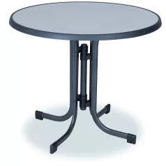   DAJAR PIZARRA összecsukható fém kerti körasztal - ø 85 cm 127/7