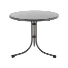 DAJAR PIZARRA összecsukható fém kerti körasztal - ø 85 cm 127/7