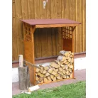 ROJAPLAST - fenyőfából készült kültéri fatároló 168 x 130 x 60 cm  151/151